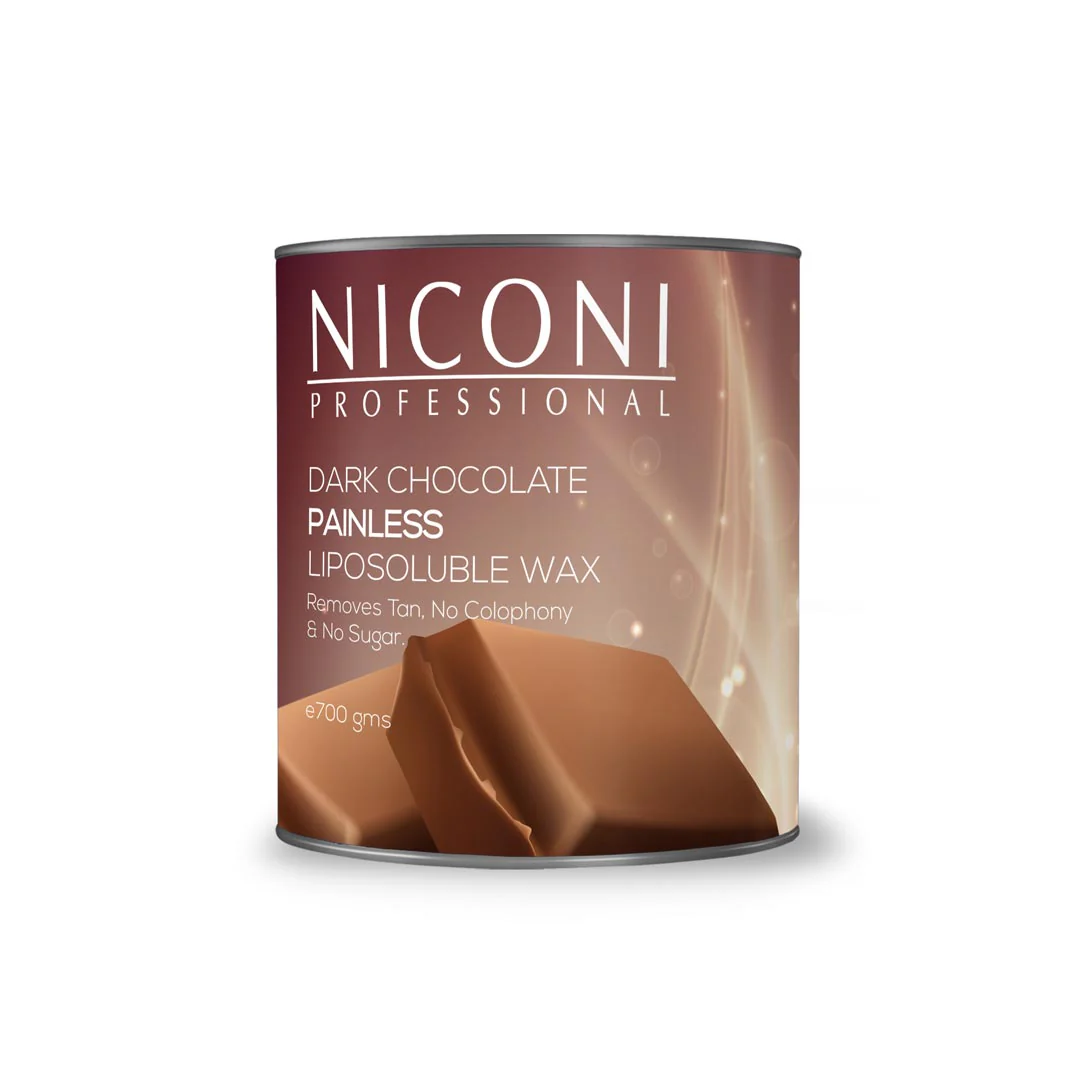NICONI Painless Liposoluble Hair Removal Wax (Dark Chocolate) 700gms - Image 10